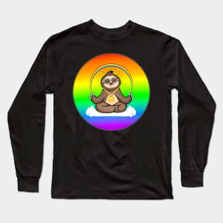 Sloth meditaten, me too Long Sleeve T-Shirt